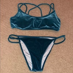Victoria’s Secret/Pink velvet bikini